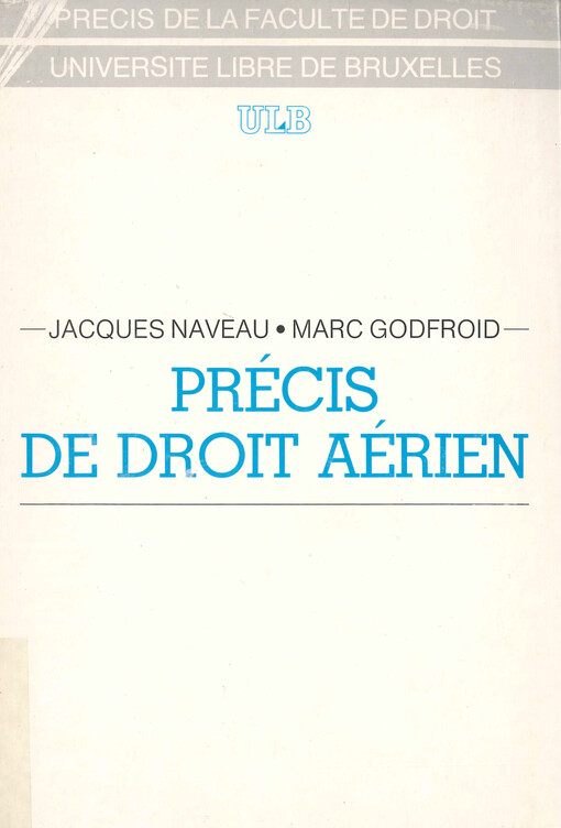 Précis de droit aérien
