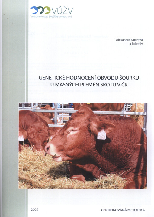 Genetické hodnocení obvodu šourku u masných plemen skotu v ČR