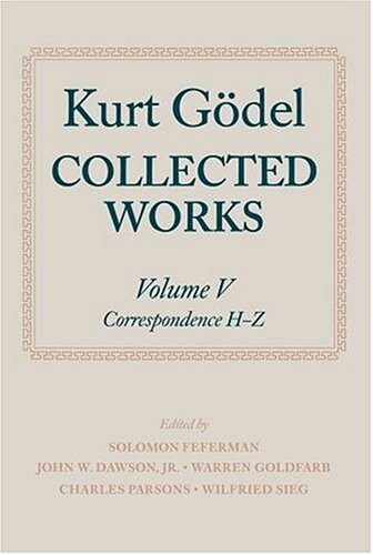 Collected Works: Volume V: Correspondence, H-Z (Mathematics)