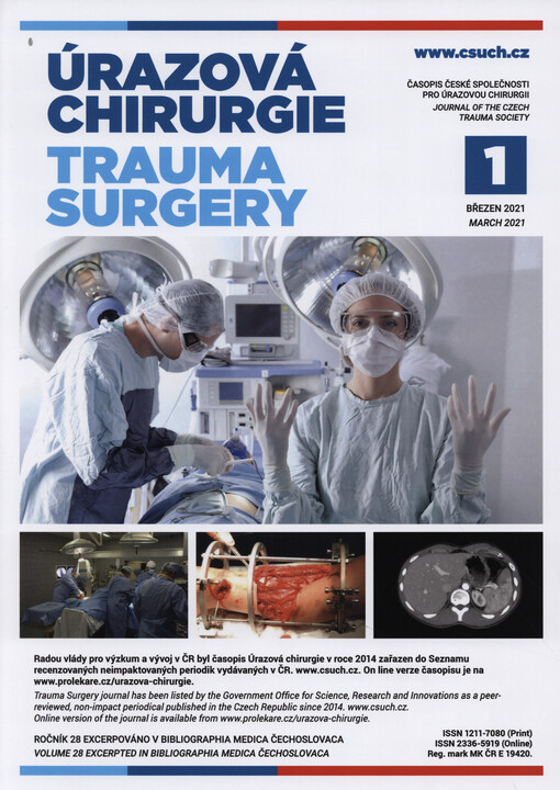 Úrazová chirurgie : časopis České společnosti pro úrazovou chirurgii
