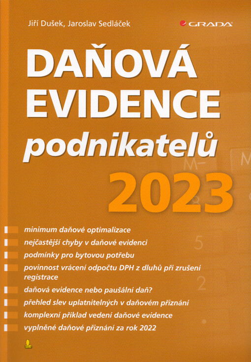 Daňová evidence podnikatelů 2023
