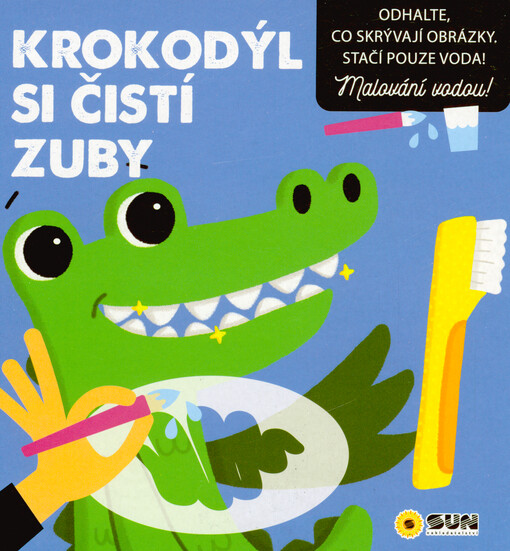 Krokodýl si čistí zuby