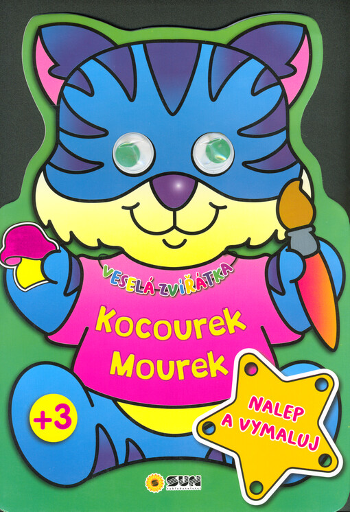 Veselá zvířátka : nalep a vymaluj. Kocourek Mourek