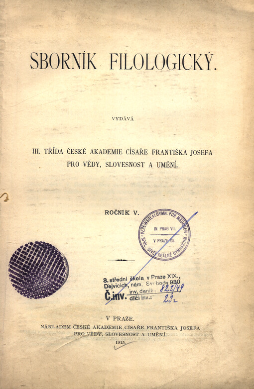 Sborník filologický