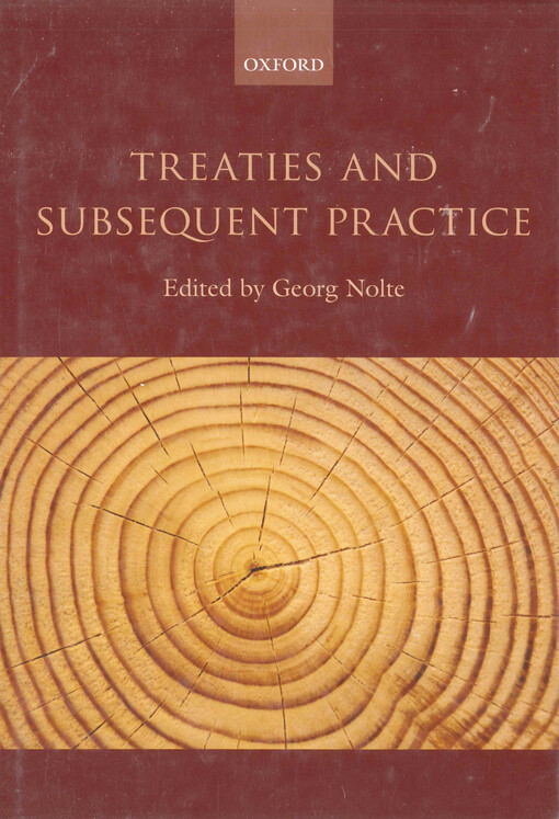 Treaties and subsequent practice