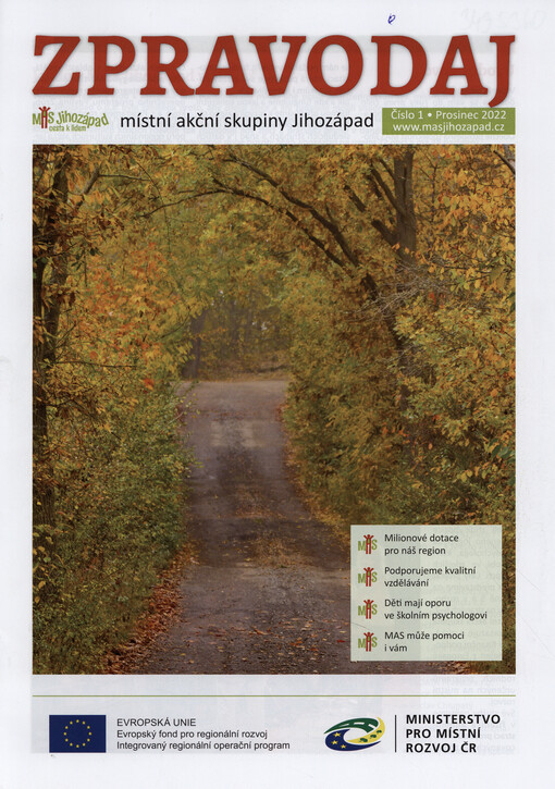Zpravodaj Místní akční skupiny Jihozápad