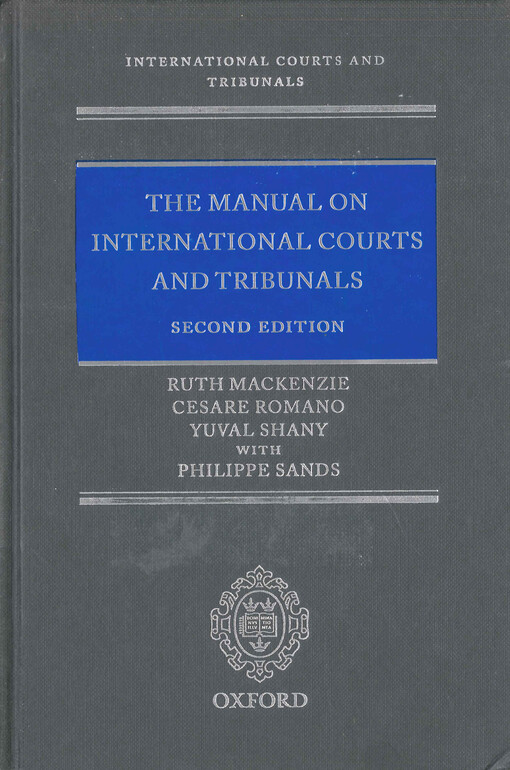 Manual on international courts and tribunals