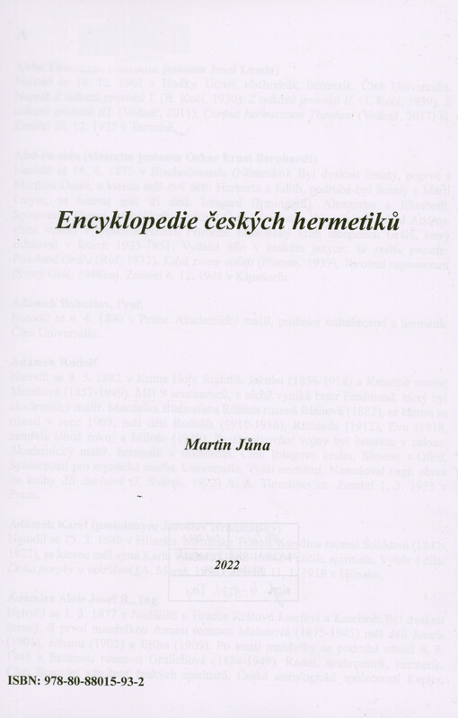 Encyklopedie českých hermetiků