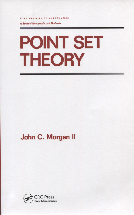 Point set theory