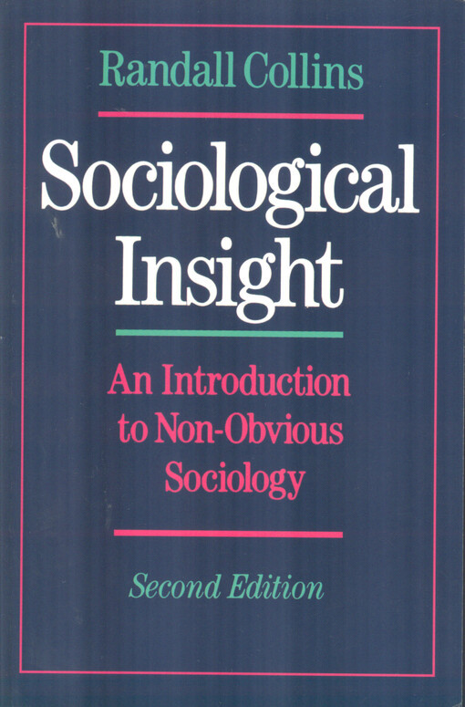 Sociological insight : an introduction to non-obvious sociology