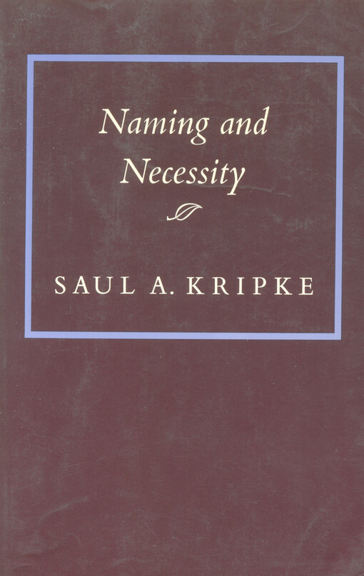 Naming and necessity