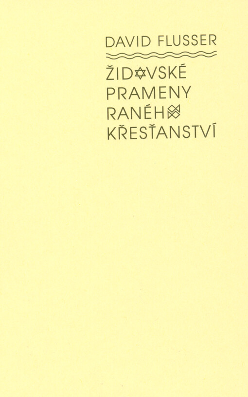 Židovské prameny raného křesťanství