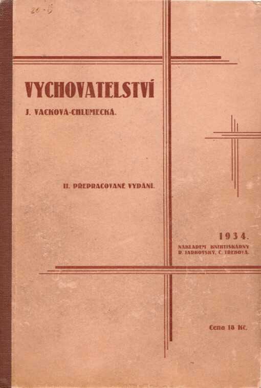 Vychovatelství : pro odborné školy ženských povolání