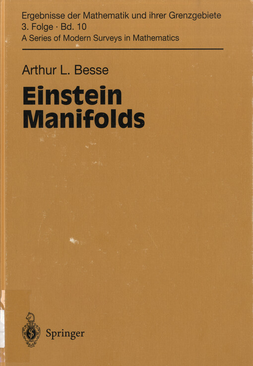 Einstein manifolds