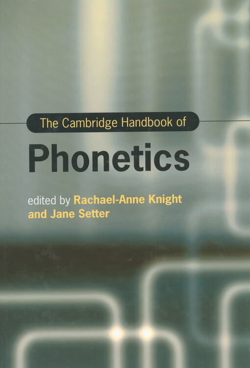The Cambridge handbook of phonetics