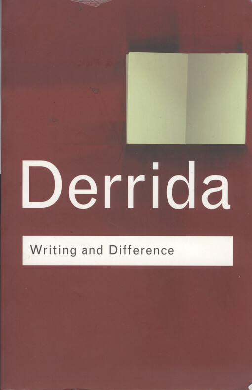 Writing and difference
