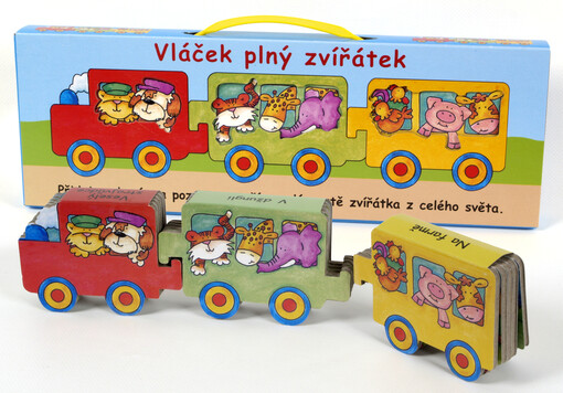 Vláček plný zvířátek :přidej se k nám a poznej na naší veselé cestě zvířátka z celého světa
