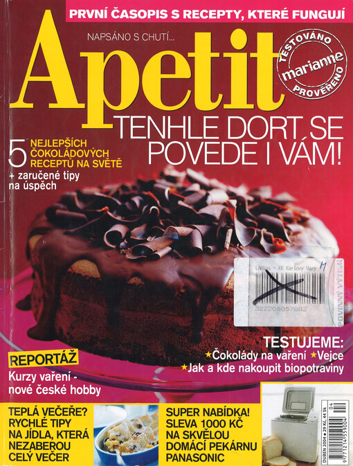 Apetit : první časopis s recepty, které fungují : napsáno s chutí
