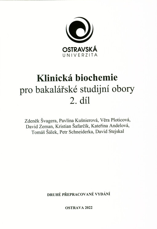 Klinická biochemie pro bakalářské studijní obory