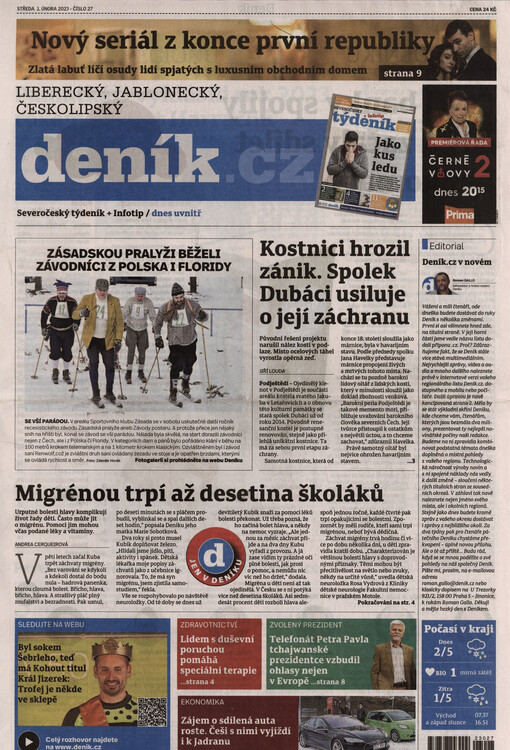 Liberecký, jablonecký, českolipský deník