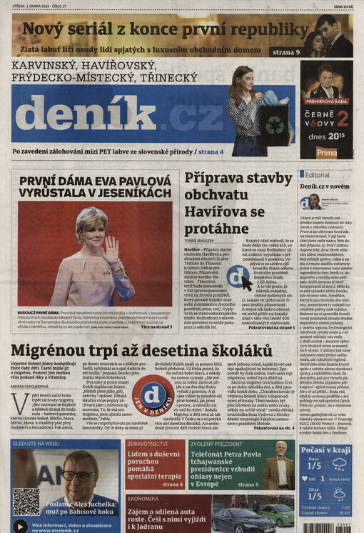 Karvinský, havířovský, frýdecko-místecký, třinecký deník