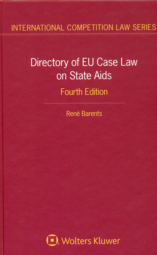 Directory of EU case law on state aids