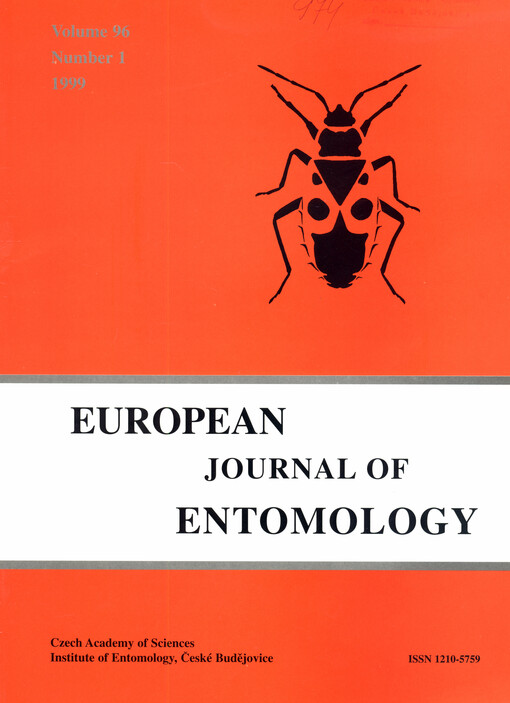 European journal of entomology