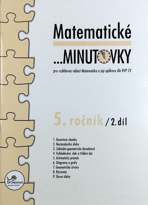 Matematické --minutovky - 5. ročník :pro vzdělávací oblast Matematika a její aplikace dle RVP ZV, 2. díl