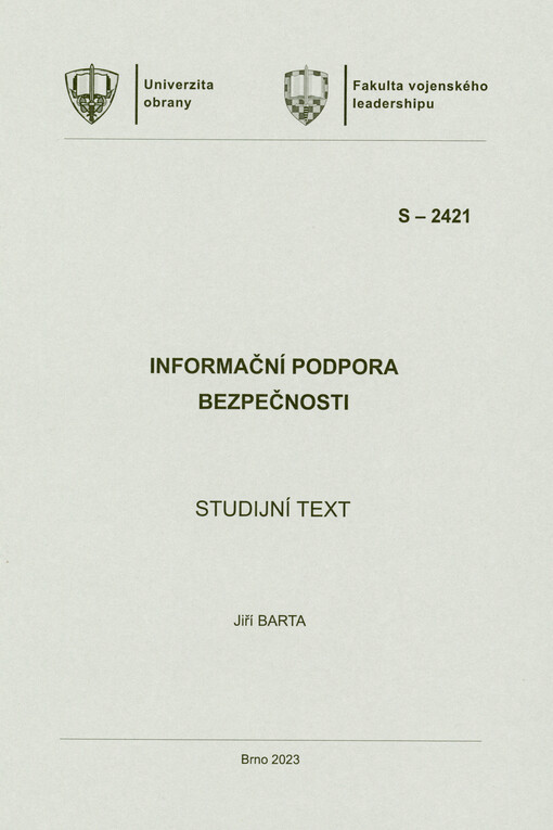 Informační podpora bezpečnosti