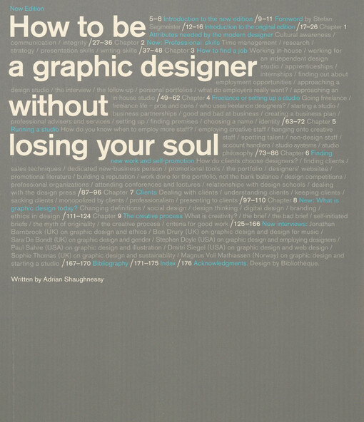 How to be a graphic designer, without losing your soul
