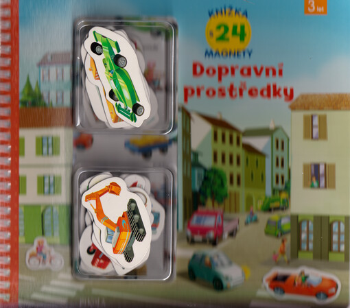 Dopravní prostředky : knížka s 24 magnety