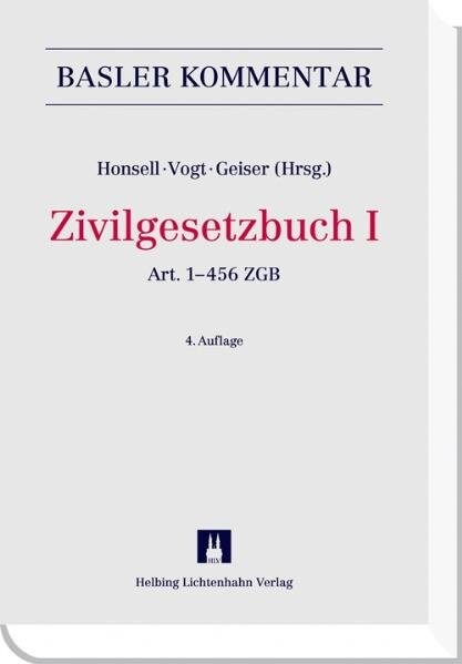 Zivilgesetzbuch.I,Art 1-456 ZGB