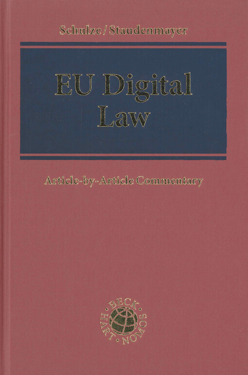 EU digital law : article-by-article commentary