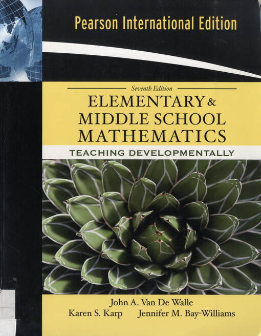 Elementary and middle school mathematics : teaching developmentally