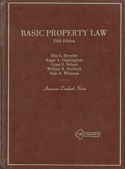 Basic property law