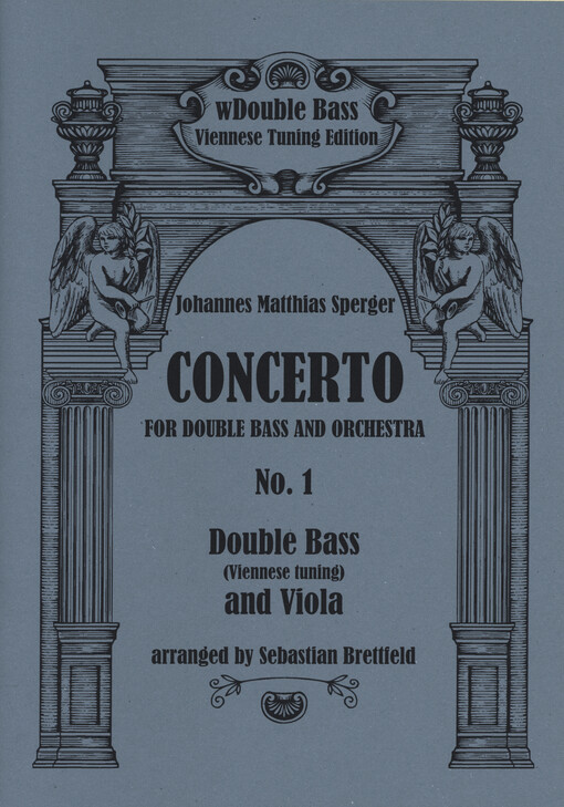 Concerto for double bass and orchestra, No. 1 : double bass (Viennese tuning) and viola