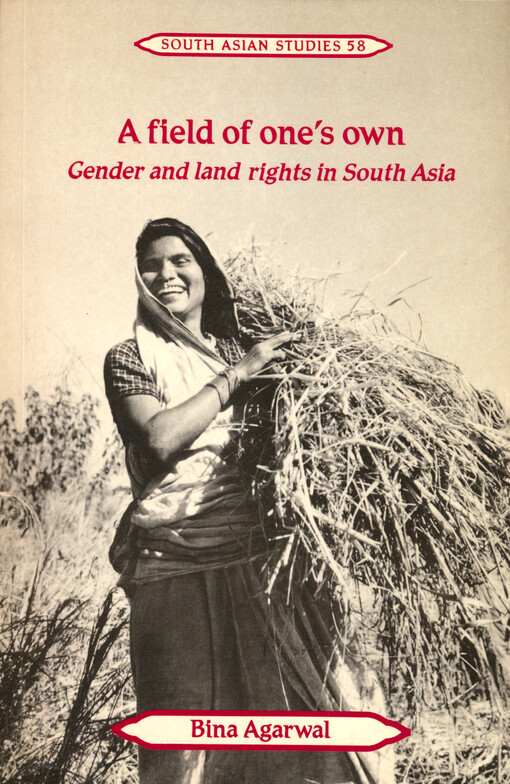 A field of one's own : gender and land rights in South Asia