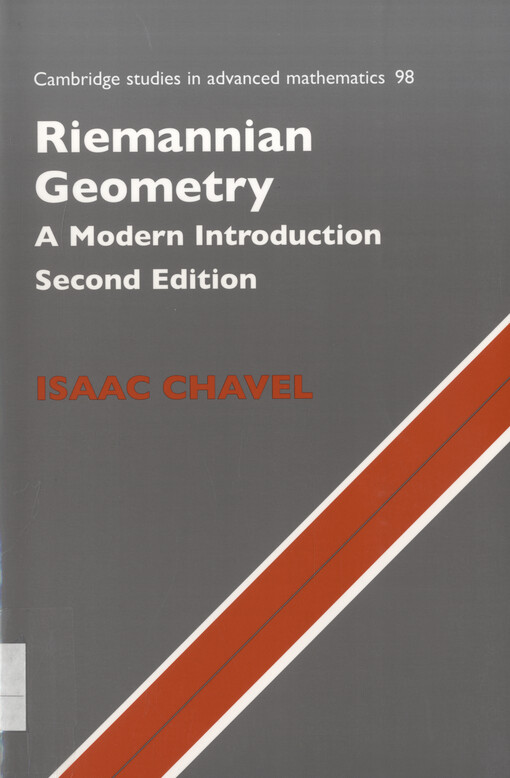 Riemannian geometry : a modern introduction
