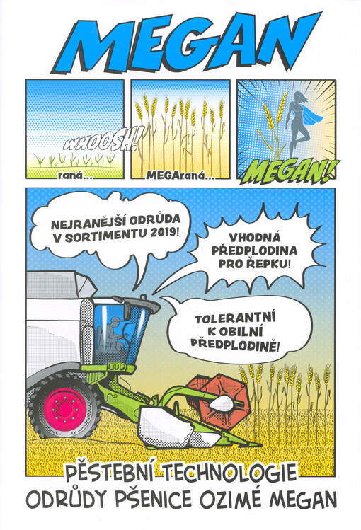 Pěstební technologie odrůdy pšenice ozimé Megan