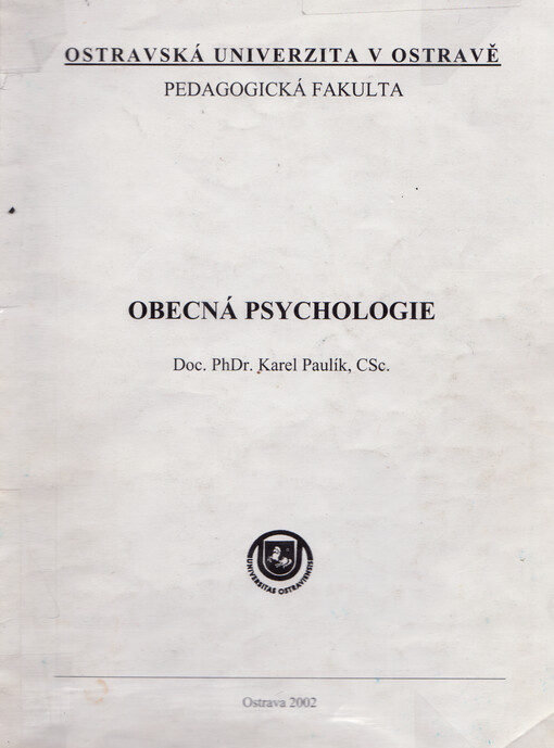 Obecná psychologie