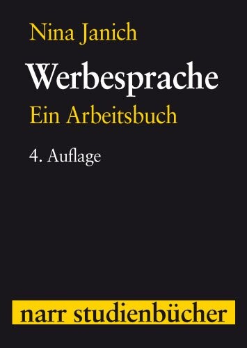 Werbesprache (Narr Studienbucher)