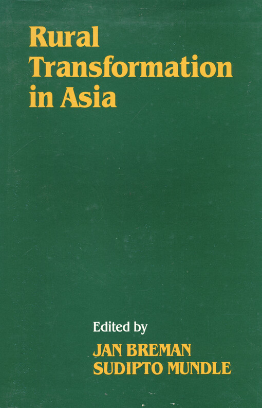 Rural transformation in Asia