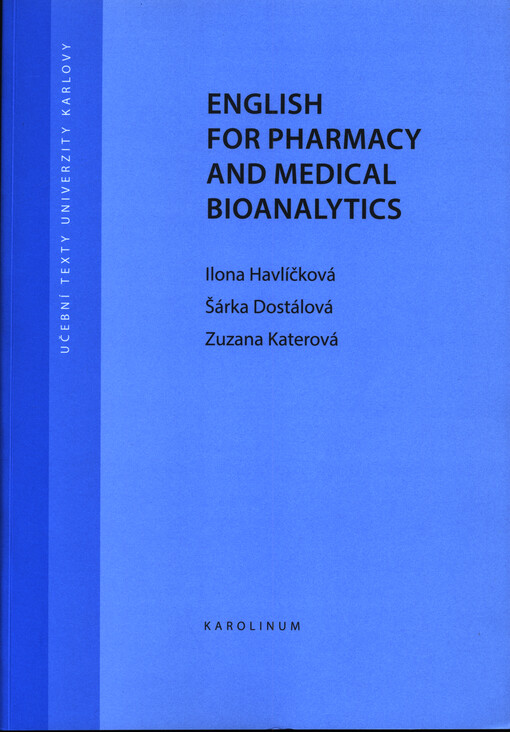 English for pharmacy and medical bioanalytics