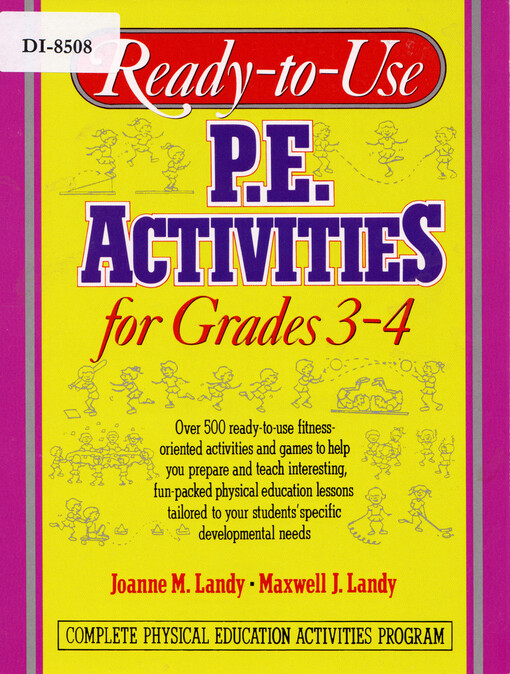 Ready-to-use P.E. activities for grades 3-4
