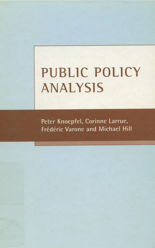Public policy analysis