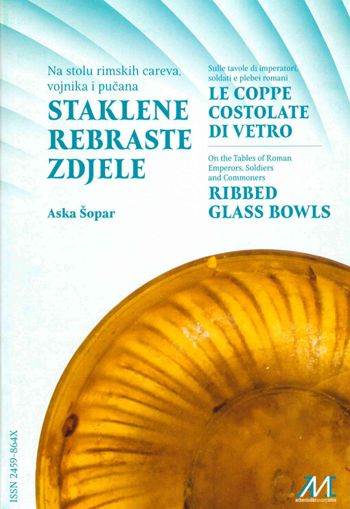 Staklene rebraste zdjele