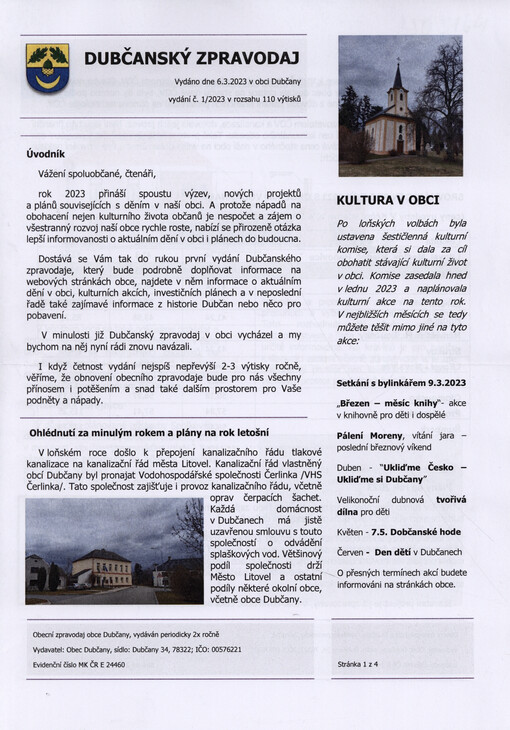 Dubčanský zpravodaj