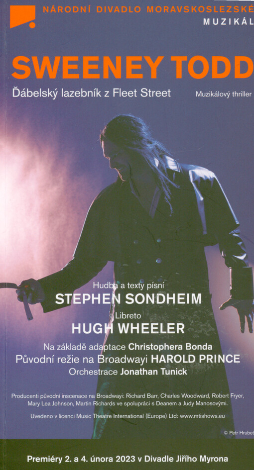 Sweeney Todd : ďábelský lazebník z Fleet Street : muzikálový thriller