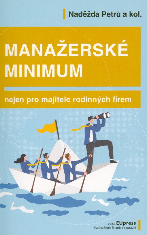 Manažerské minimum nejen pro majitele rodinných firem