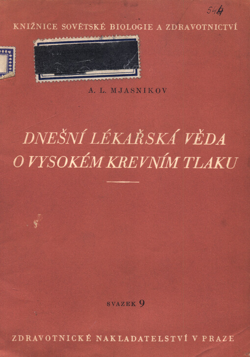 Dnešní lékařská věda o vysokém krevním tlaku